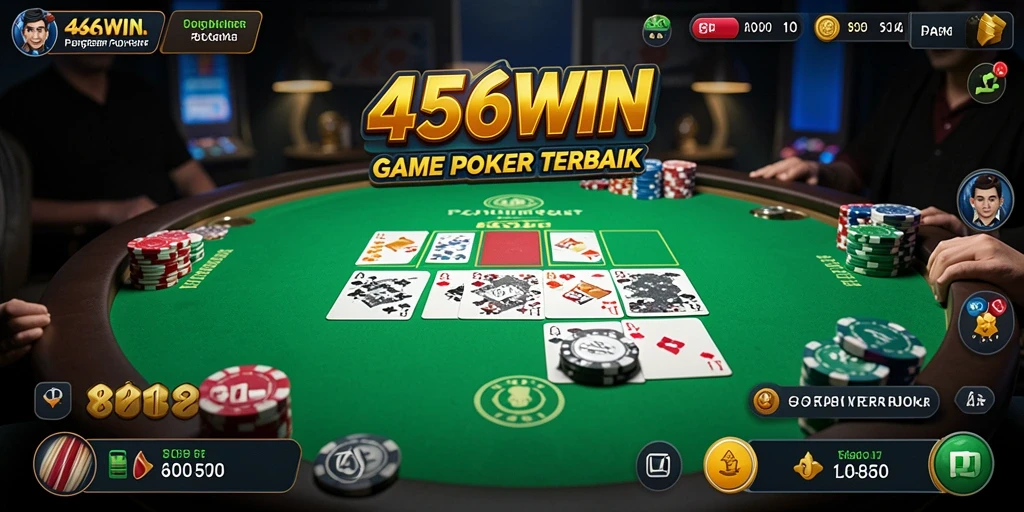 Screenshot gameplay Poker 456WIN yang menarik dan interaktif.