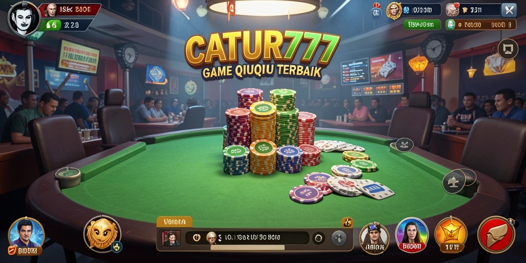 Tampilan gameplay yang seru dan mendebarkan di CATUR777.