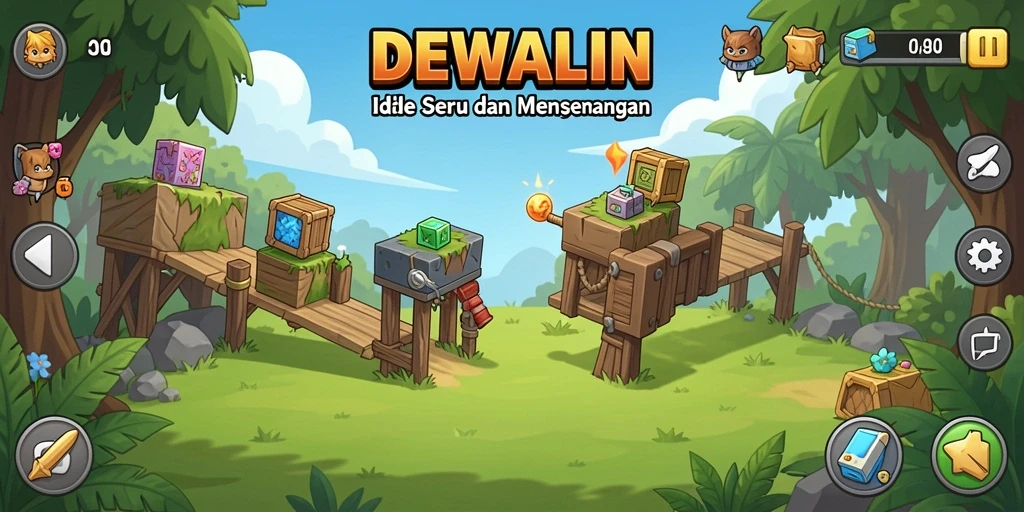 Tampilan gameplay DEWALIN yang menakjubkan dan menarik.