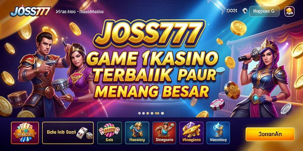 Tampilan menarik dan gameplay yang mendebarkan di JOSS777.