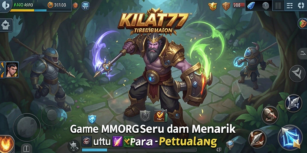 Screenshot KILAT77 menampilkan aksi seru dalam pertempuran MMORPG.