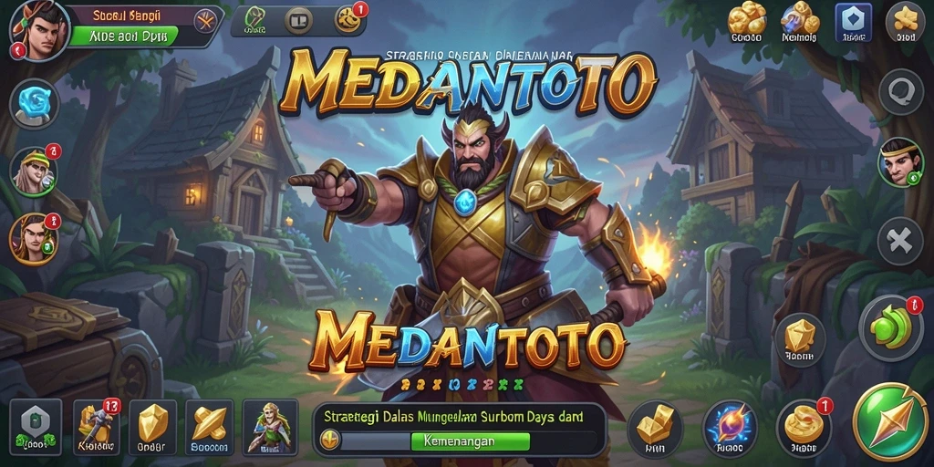 Tampilan gameplay MEDANTOTO yang dinamis dan strategi mendalam.