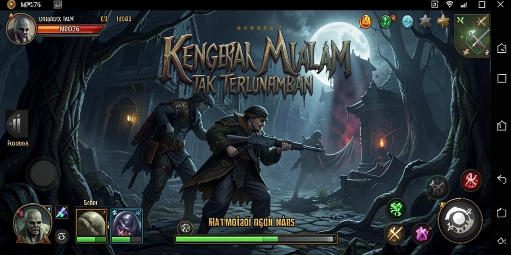 Tampilan gameplay MPO76 yang menegangkan dan menyeramkan.