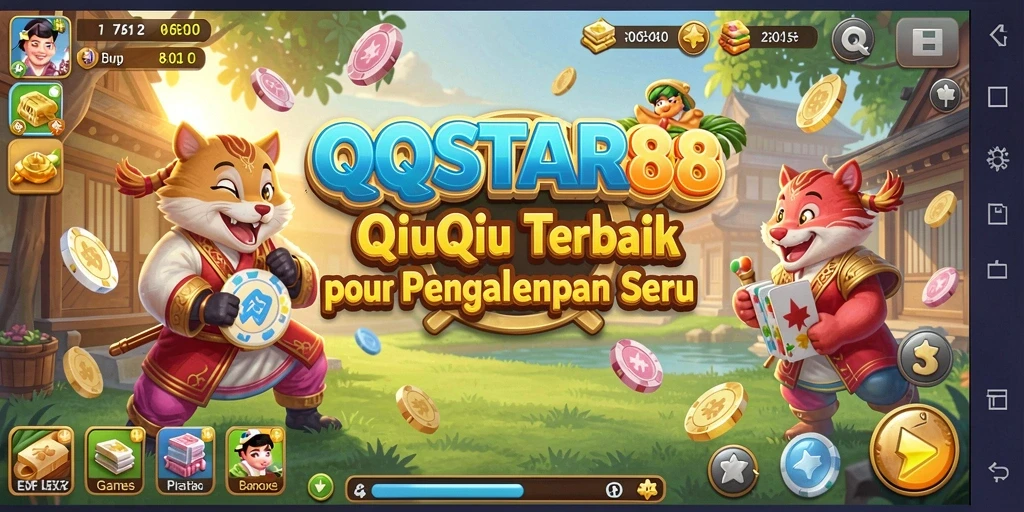 Screenshot gameplay QQSTAR88 dengan keseruan QiuQiu.
