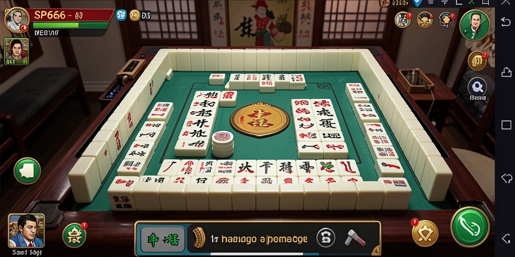 Tampilan gameplay Mahjong yang menarik dan menantang.
