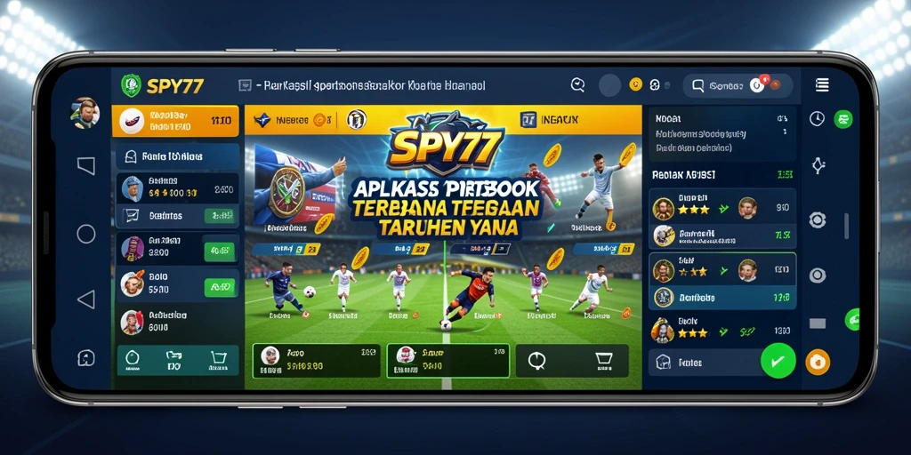 Screenshot gameplay Sportsbook yang menampilkan taruhan langsung dan antarmuka pengguna.