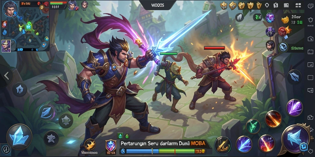 Tampilan seru gameplay WDBOS yang penuh aksi.