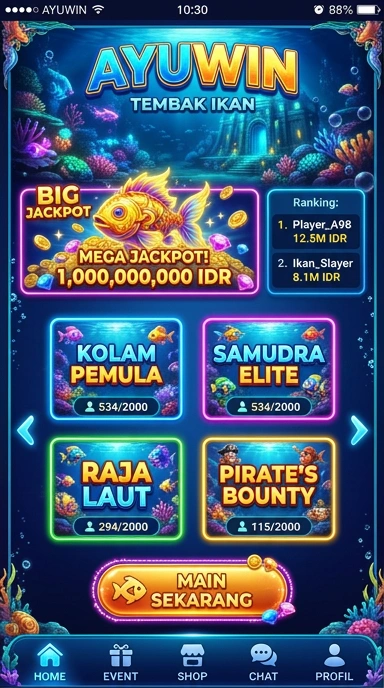 Tampilan antarmuka ayuwin yang sederhana dan mudah digunakan.
